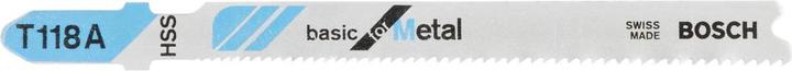 Productafbeelding Bosch Professional Zubehör Stichsägeblatt T 118 A Basic for Metal, 5er-Pack