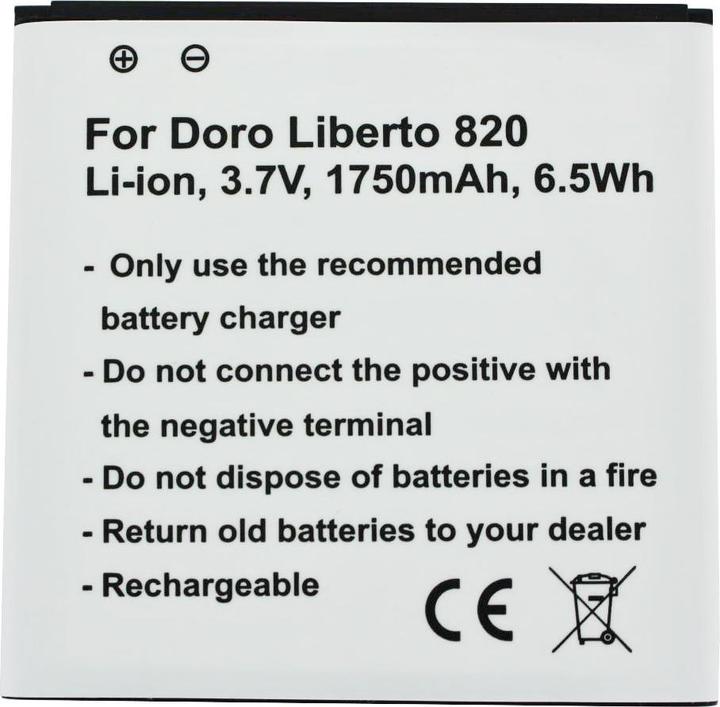 Produktbild AccuCell Akku Doro Liberto 820 Akku DBJ-1900A