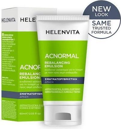 Actual product image Helenvita Acnormal Rebalancing Emulsion - Moisturizing Cream For Acne-Prone Skin, 60ml (60 ml, Face toner)