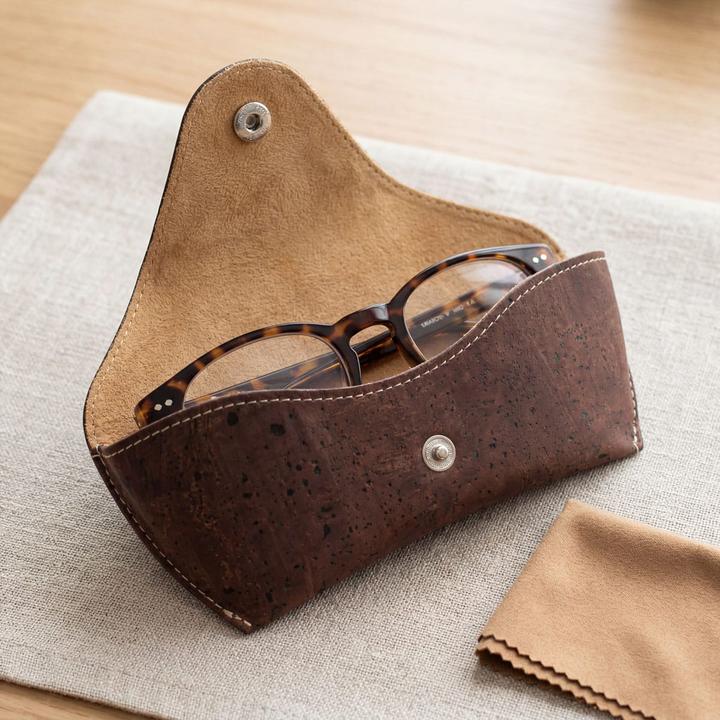 Actual product image Artelusa Brown" glasses case