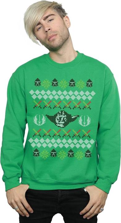 Produktbild Star Wars Christmas Yoda Fair Isle Sweatshirt (M)