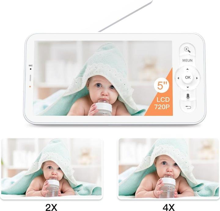 Image du produit Arenti Kit Alnanny BC12S (Babyphone Audio, Vidéo et audio, 100 m)