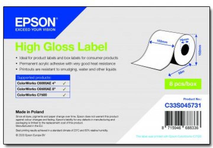 Actual product image Epson High gloss permanent acrylic adhesive (10.20 cm)