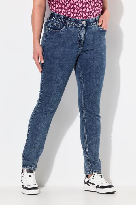 Image du produit Ulla Popken Jean Sarah en jersey, jambe étroite et taille confortable (48)