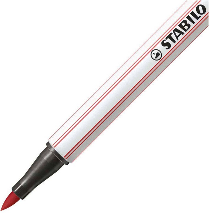 Actual product image STABILO Pen 68 brush Premium felt-tip pen (Rusty red, 1 x)