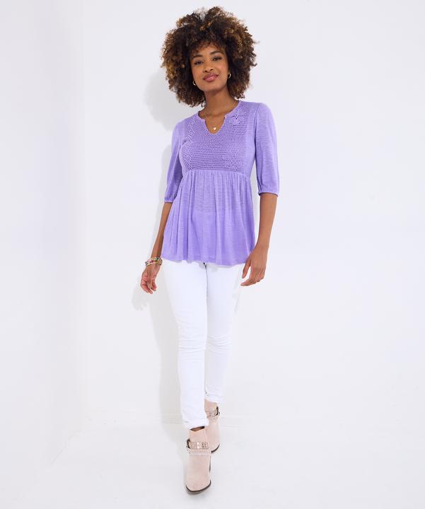 Produktbild Joe Browns Lace Panel Jersey Top (42)
