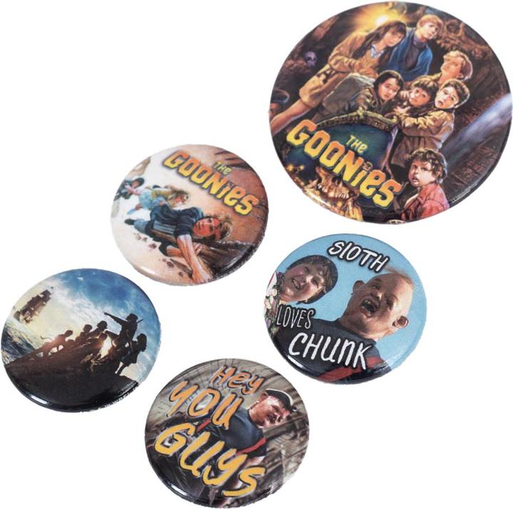 Produktbild Universal Textiles Knopf Abzeichen 5erPack Set