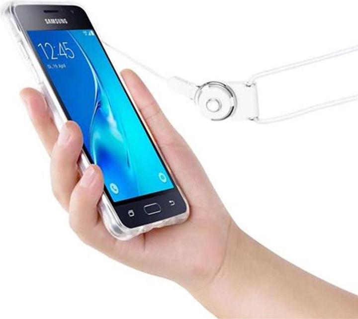 Produktbild Cadorabo TPU Cover Ultra Slim Small Waist Sling (Samsung Galaxy J1 (2016))
