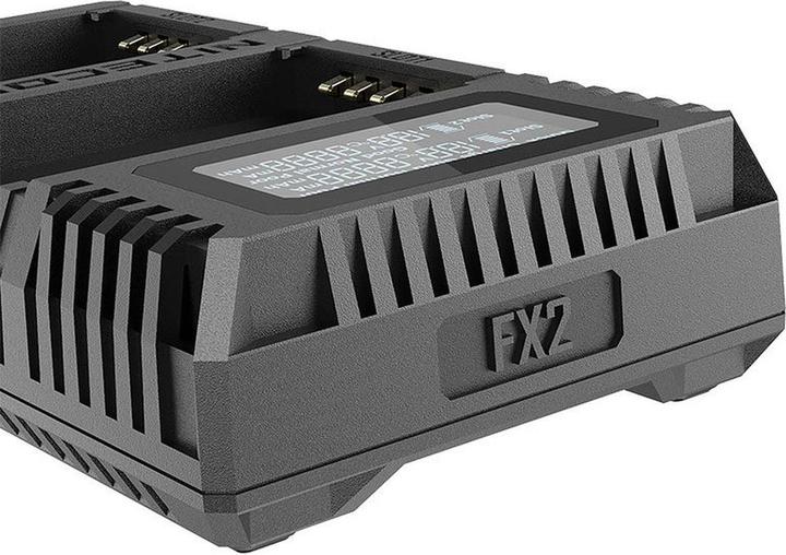 Actual product image Nitecore FX2 Pro Dubbele Loader for Fujifilm NP T125 (Camera battery charger)