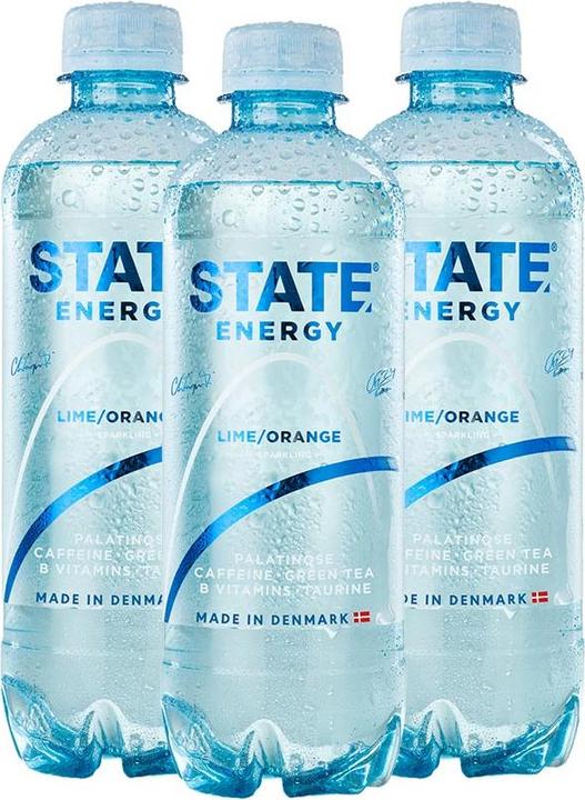 Actual product image State Drinks Sports Drink Lime & Orange 12 x 0.4 l (Orange, Lime, 12 x)