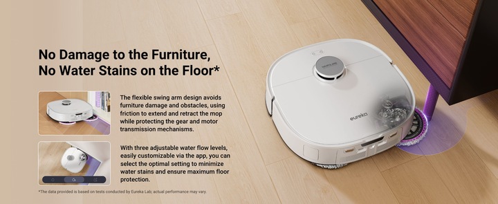 Actual product image Eureka J15 (Vacuum mopping robot)