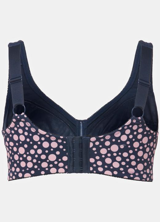 Actual product image Ulla Popken Bubble Print Wire-Free Relief Bra (Single pack, 100 C)
