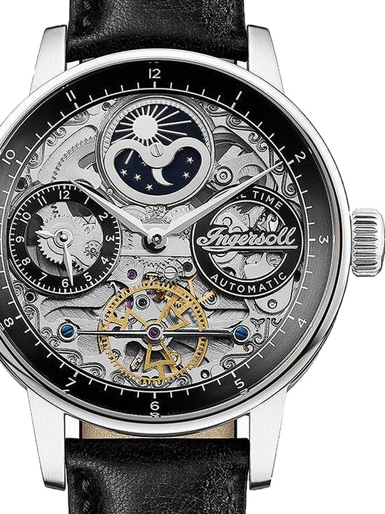 Immagine prodotto Ingersoll 1892 Il Jazz - I07701 (Orologio da polso analogico, Orologio scheletrato, 42 mm)