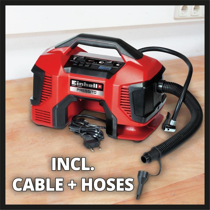 Immagine prodotto Einhell Compressore ibrido Pressito Solo (11 bar, 21 l)