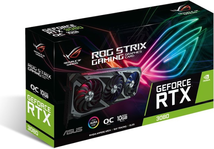 Produktbild ASUS GeForce ROG STRIX RTX 3080 O10G GAMING (10 GB)
