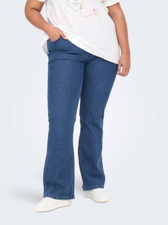 Image du produit Only CARHUSH Mittlere Taille Ausgestellt Jeans Flared fit jeans (W48/L32)