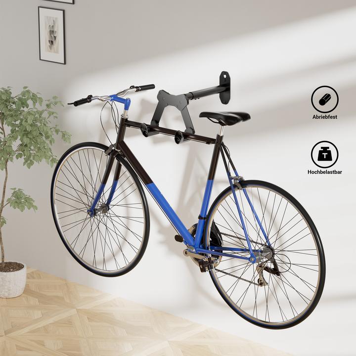 Actual product image Wiltec Bicycle wall mount 39.8x16.7x32.6-42.6cm up to 25kg Bicycle mount