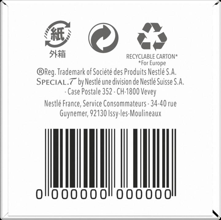 Valeurs nutritives et ingrédients Special.T Masala Chai (23 g)