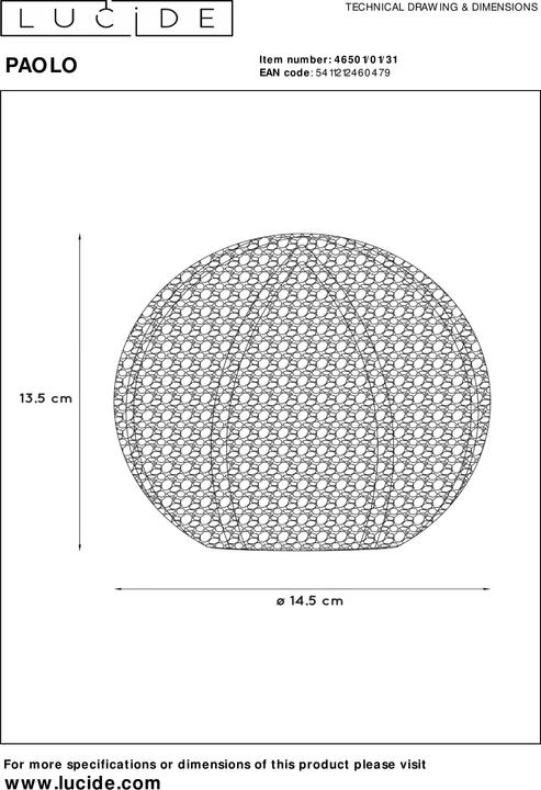 Actual product image Lucide Paolo (G9)