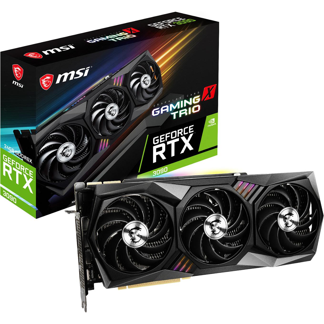 メ*ル様 MSI GeForce RTX3090 24GB GAMING X T MSI GeForce RTX 3090 GAMING X TRIO - kaufen bei Digitec