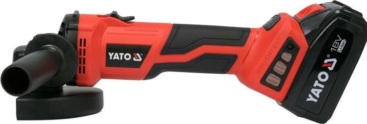 Produktbild Yato WINKELSCHLEIFER 18V DREHZAHLREGELUNG 1x4,0Ah
