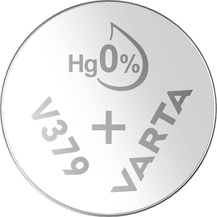 Produktbild Varta Knopfzelle-Uhrenbatterie V379, 1.55V, 14mAH (1 Stk., SR63, 14 mAh)