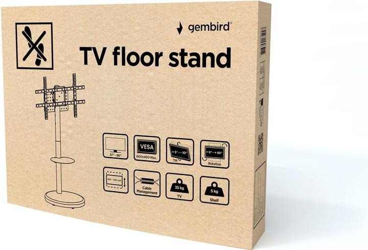 Produktbild Gembird STOJAK NA TELEWIZOR 37 - 86 BIAŁY (50 kg, 37" - 86")