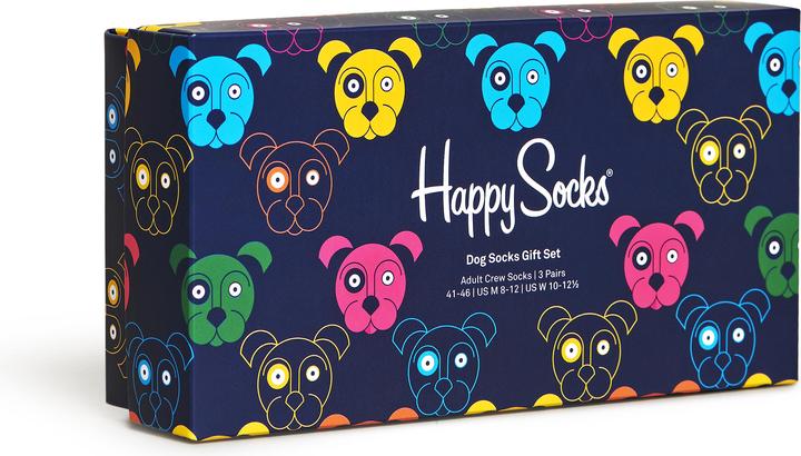 Immagine prodotto Happy Socks Cane misto (confezione da 3, 41 - 46)
