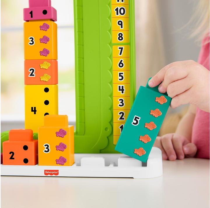 Produktbild Fisher-Price Mein Zahlen-Krokodil (Deutsch, Französisch, Italienisch, Englisch, Schweizerdeutsch)