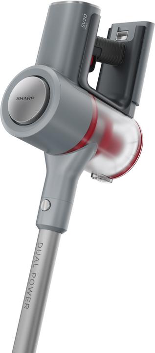 Actual product image Sharp Cordless hoover VC-SV20AEU-S, silver, 250 W, dual battery