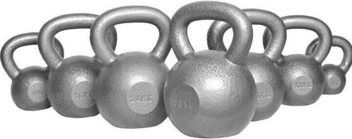 Produktbild Gorilla Sports Kettlebell Gusseisen (1 x 16 kg, 1 x 12 kg)