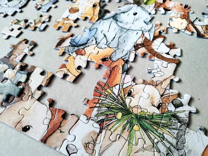 Produktbild Tactic Puzzle Hasen, 200 Teile. (200 Teile)