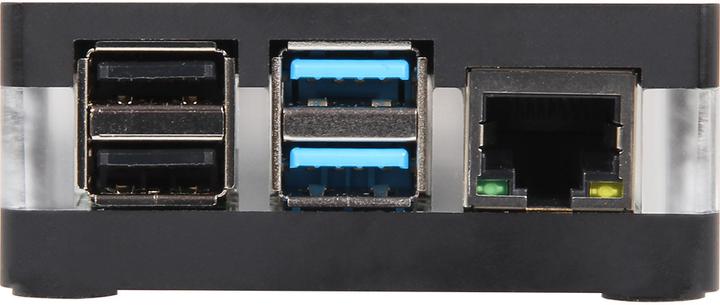 Produktbild Joy-it Acryl Gehäuse mit Lüfter für Raspberry Pi 4