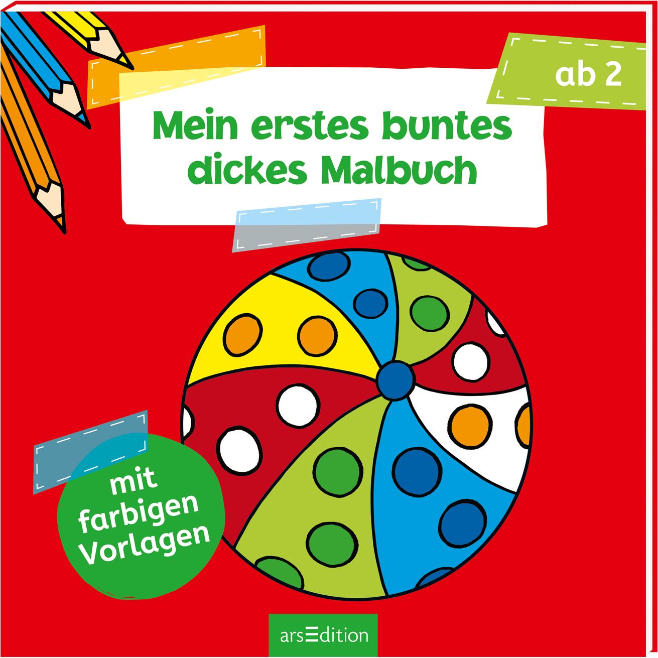 Ars Edition Mein erstes buntes dickes Malbuch