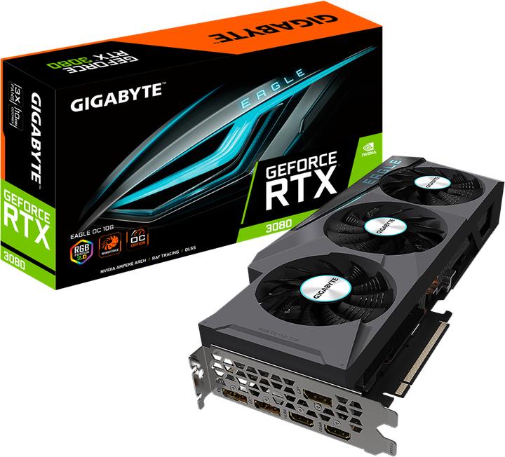 Produktbild Gigabyte GeForce RTX 3080 EAGLE OC (10 GB)