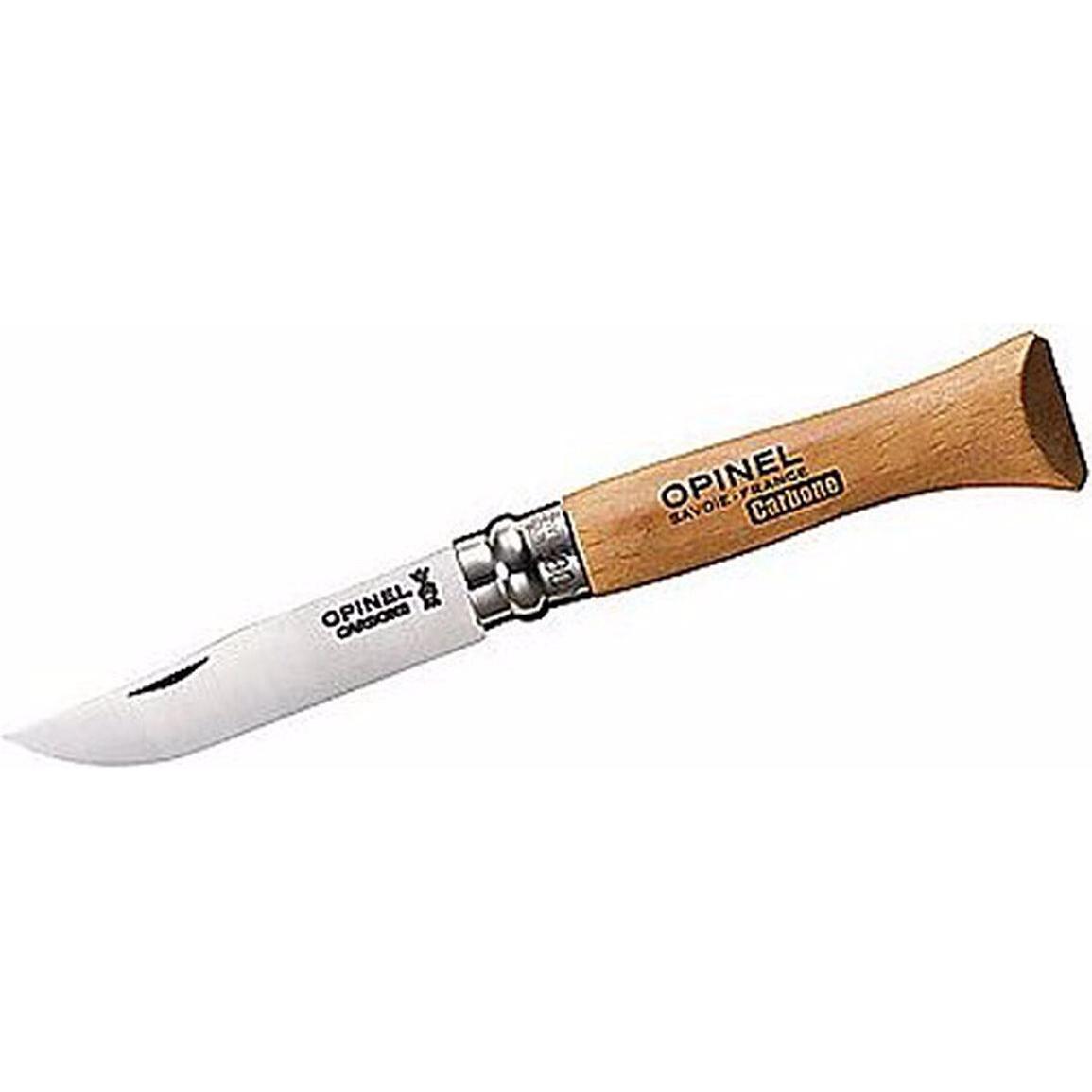 Opinel, Taschenmesser, No. 06 Carbonklinge mit Holzgriff