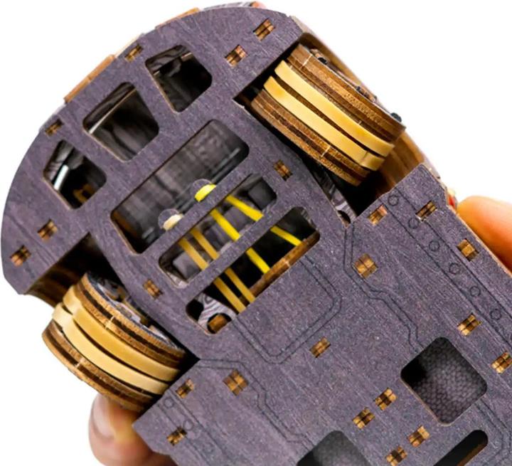 Produktbild WoodenCity Bausatz Sportwagen bemalt