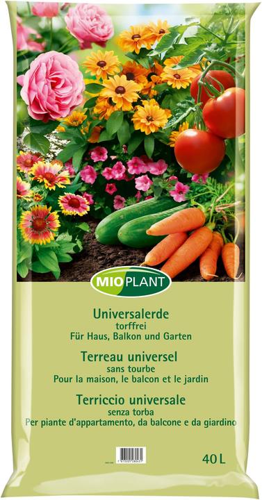 Mioplant Universalerde (40 l, Erde ohne Torf)