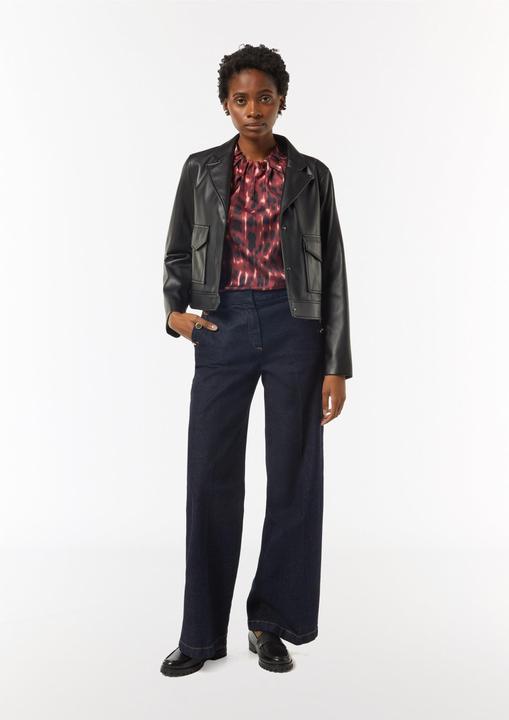 Immagine prodotto Comma Bluse Satinbluse mit Raffung (36)