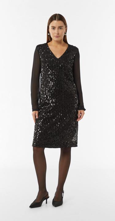 Image du produit Comma Kleid Kurzes Paillettenkleid mit Chiffon-Ärmeln (34)