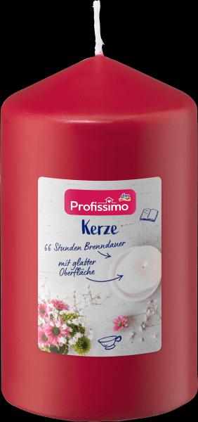 Produktbild dm Profissimo Kerze glatt 140/80 feuerrot