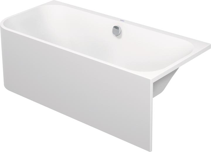 Produktbild Duravit Rechteckbadewanne mit Rundung Happy D,2 80 x 180 cm weiss glatt 700317000000000 (245 l, 180 cm, 80 cm)