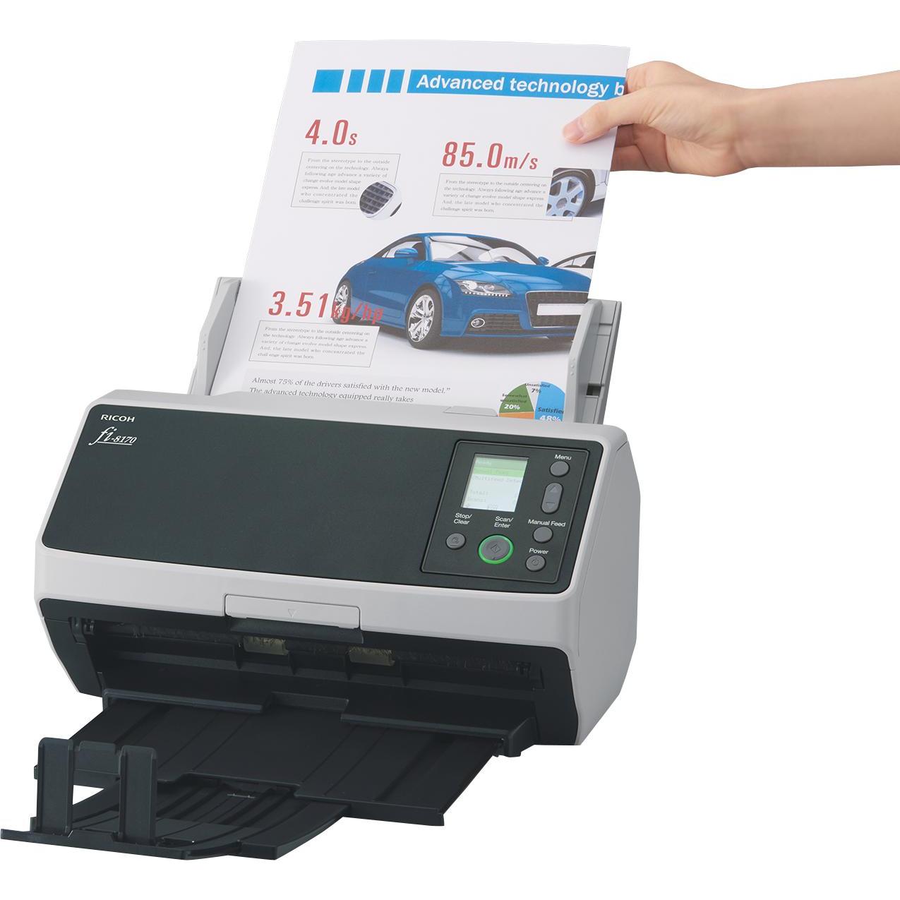 Thumbnail - RICOH, Scanner, Dokumentenscanner fi-8170 (RJ45, USB)
