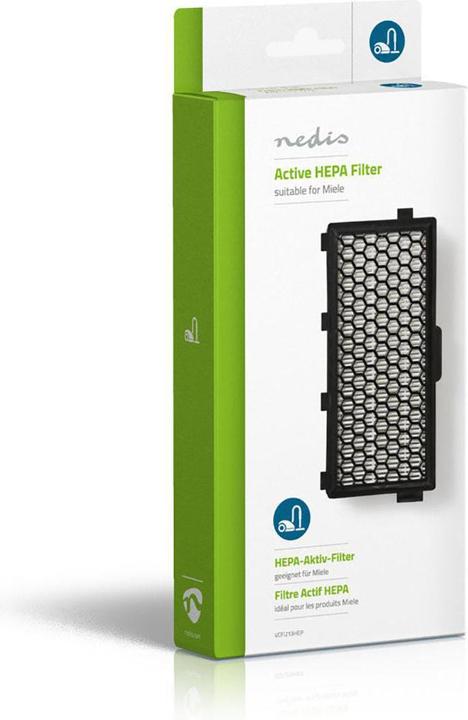 Image du produit Nedis Filtre HEPA actif de rechange Remplacement pour : Miele Noir/Blanc