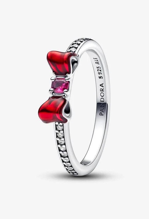 Actual product image Pandora Disney Princess Snow White Bow Ring (54, 925 Silver)