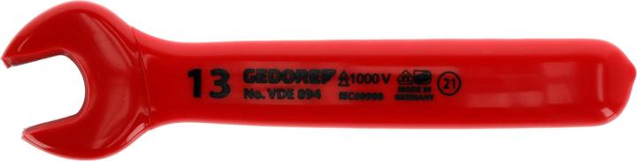 Actual product image Gedore VDE open-ended spanner (13 mm)