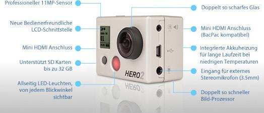 Produktbild GoPro HD Hero 2, Outdoor Edition