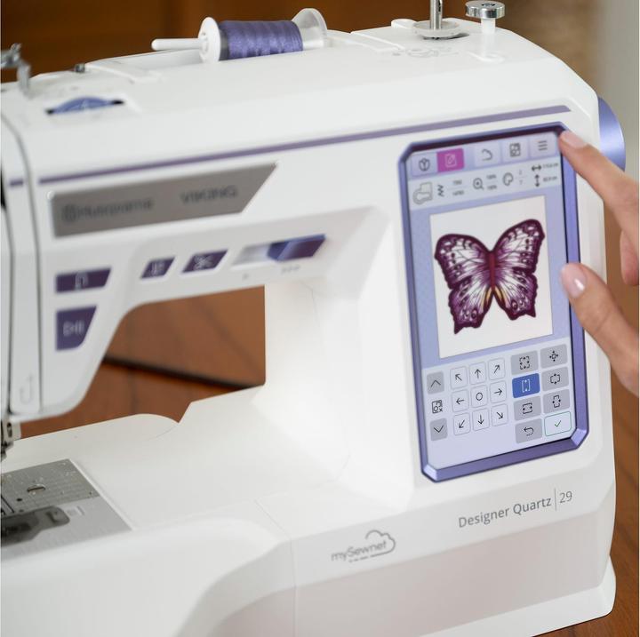 Image du produit Husqvarna Nähmaschine Designer Quartz 29 Weiss