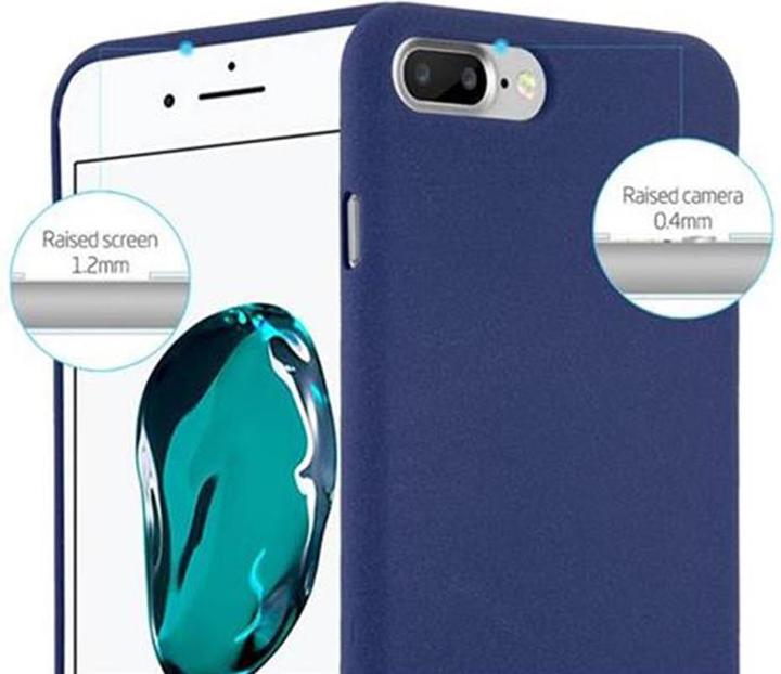 Produktbild Cadorabo TPU Frosted Cover (Apple iPhone 7 Plus, Apple iPhone 7s Plus, Apple iPhone 8 Plus)