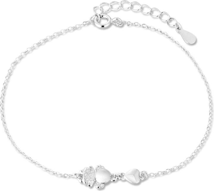 JVD Délicat bracelet en argent avec zircons SVLB0370SH2BI16